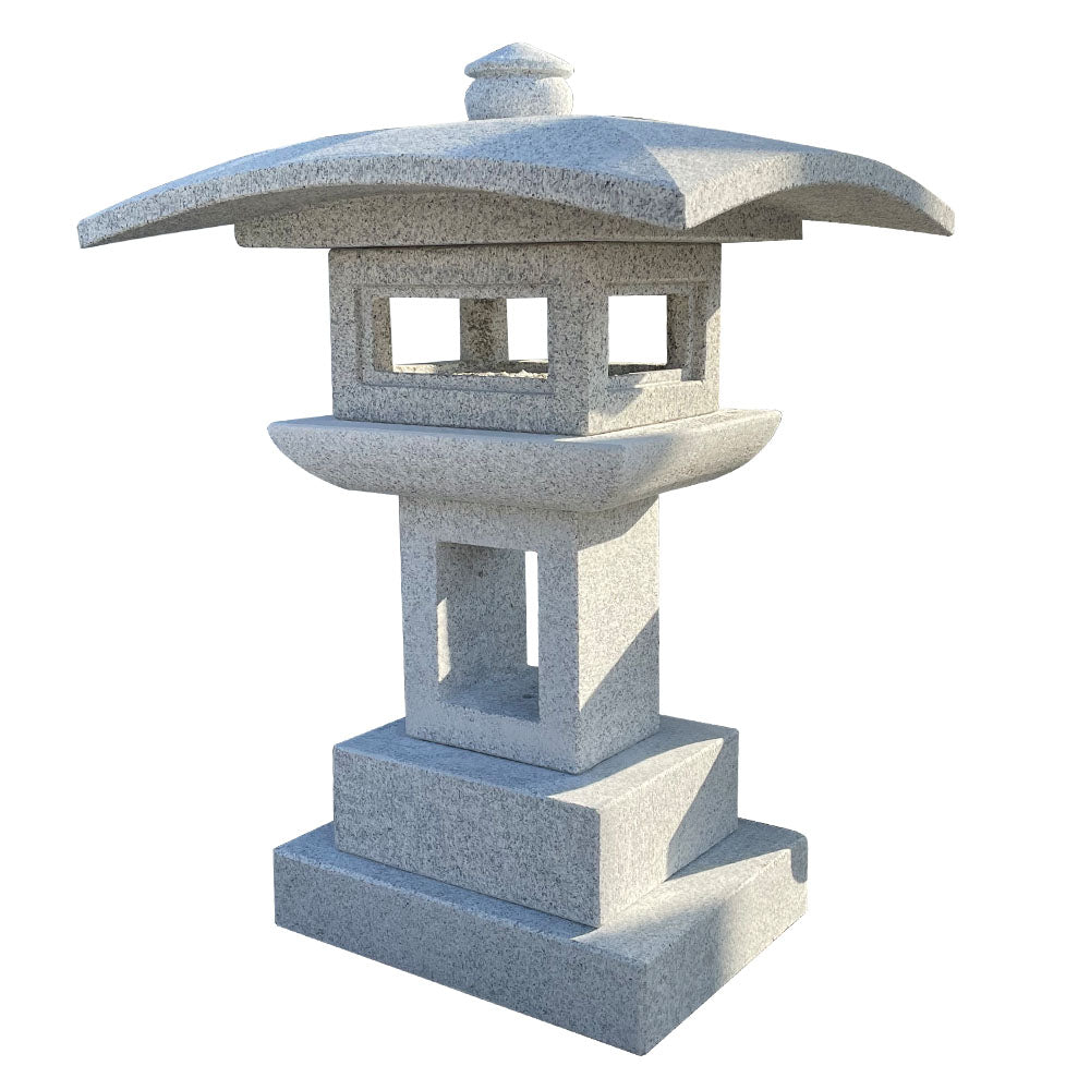 Kajuji Ishidoro Natural Stone Lantern Japanese Zen Garden Temple Pagoda
