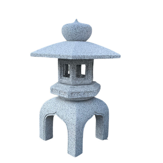 Kodai Rokaku Yukimi Ishidoro Natural Stone Lantern Japanese Garden Temple Pagoda